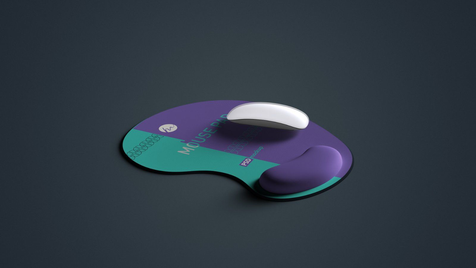 Ergonomic Mouse Pad with Wrist Rest Mockup - 5 PSDs — image 5