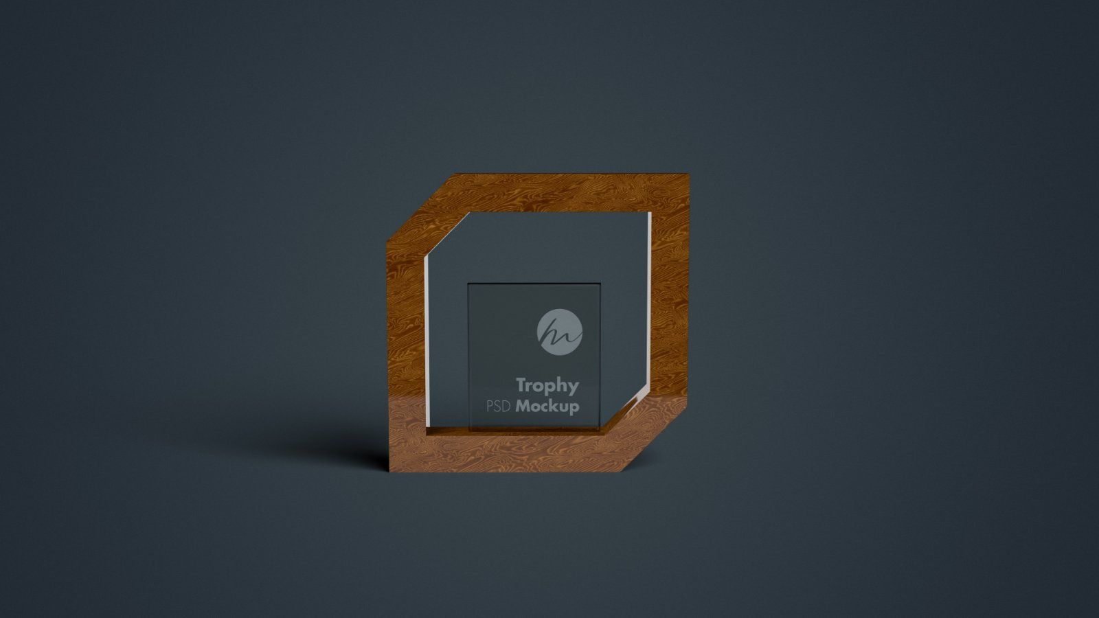 Wooden Frame Acrylic Trophy Mockup – 7 PSD Bundle — image 2
