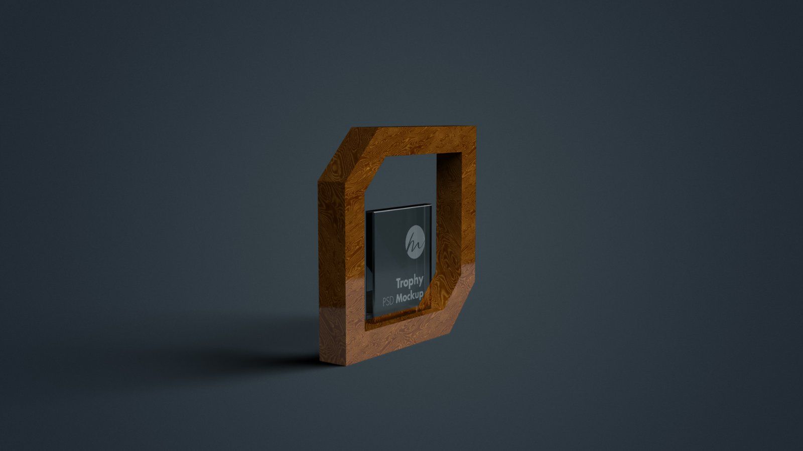 Wooden Frame Acrylic Trophy Mockup – 7 PSD Bundle — image 4