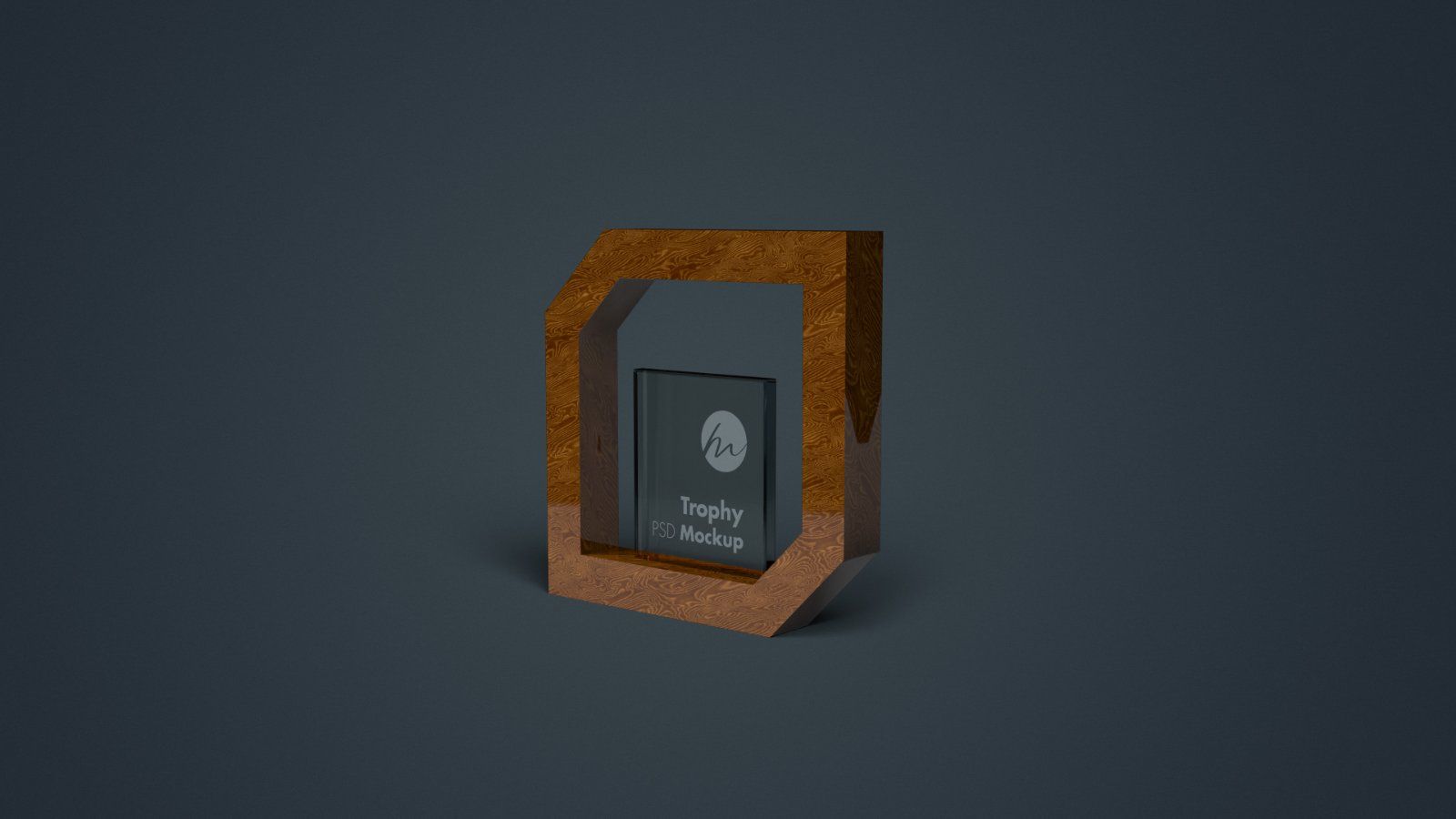 Wooden Frame Acrylic Trophy Mockup – 7 PSD Bundle — image 5