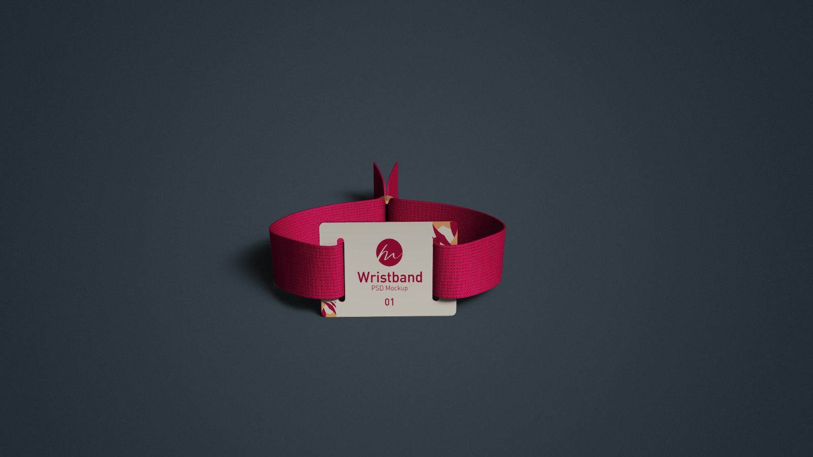 Fabric Event Wristband with ID Card - 5 PSDs — image 2