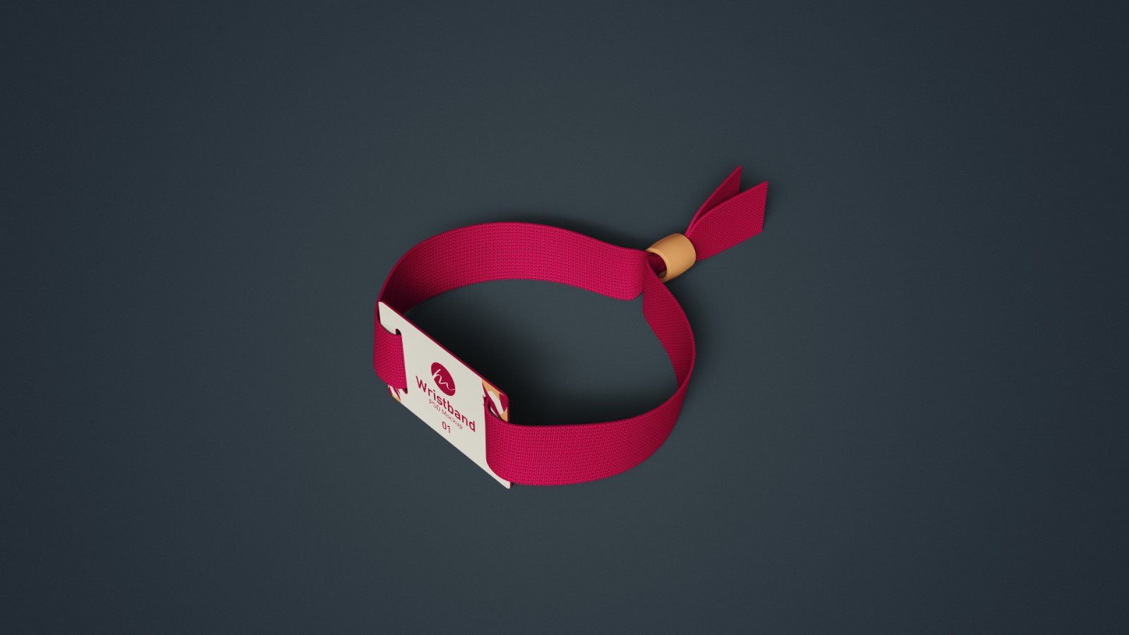 Fabric Event Wristband with ID Card - 5 PSDs — image 3