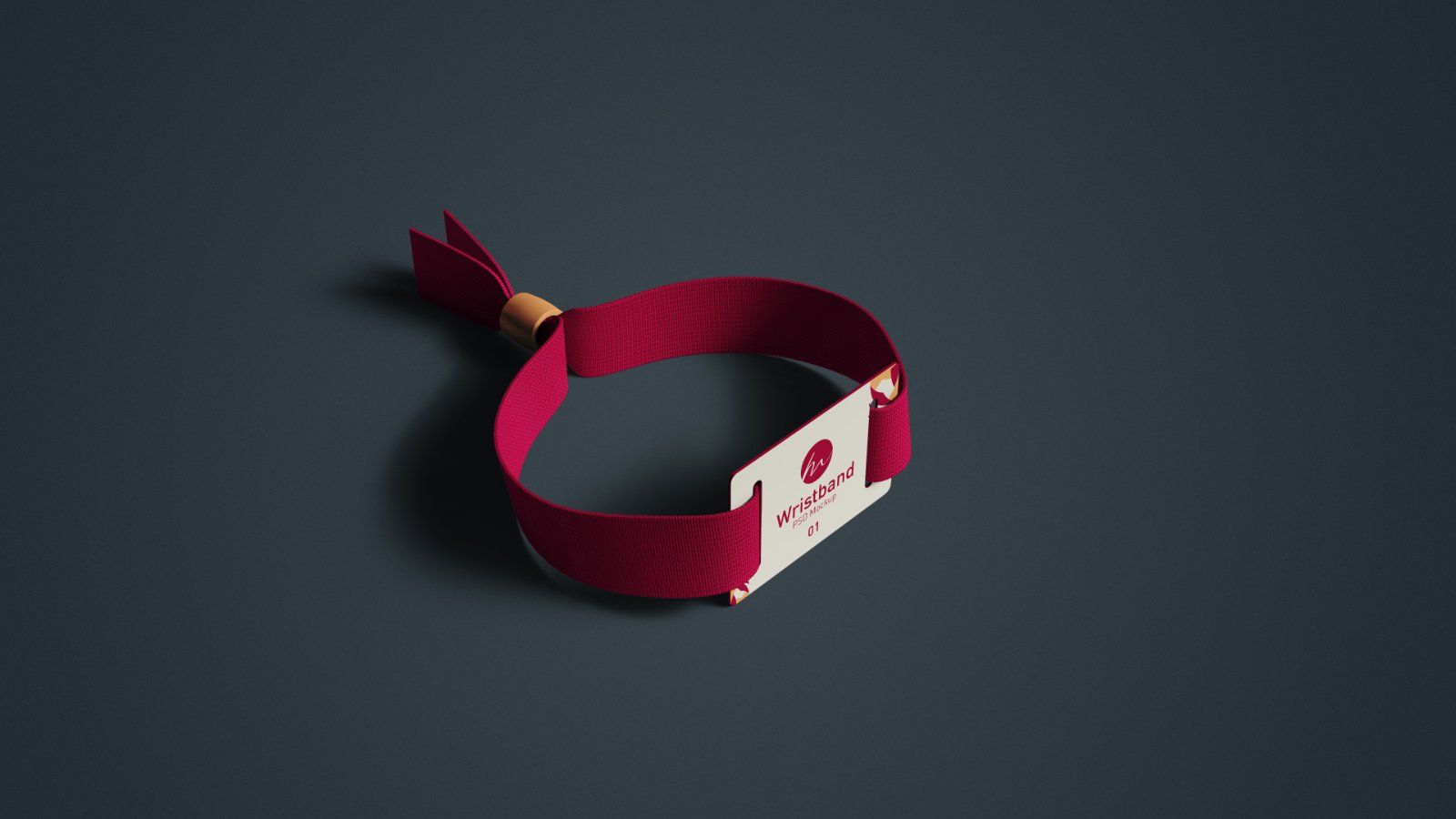 Fabric Event Wristband with ID Card - 5 PSDs — image 4