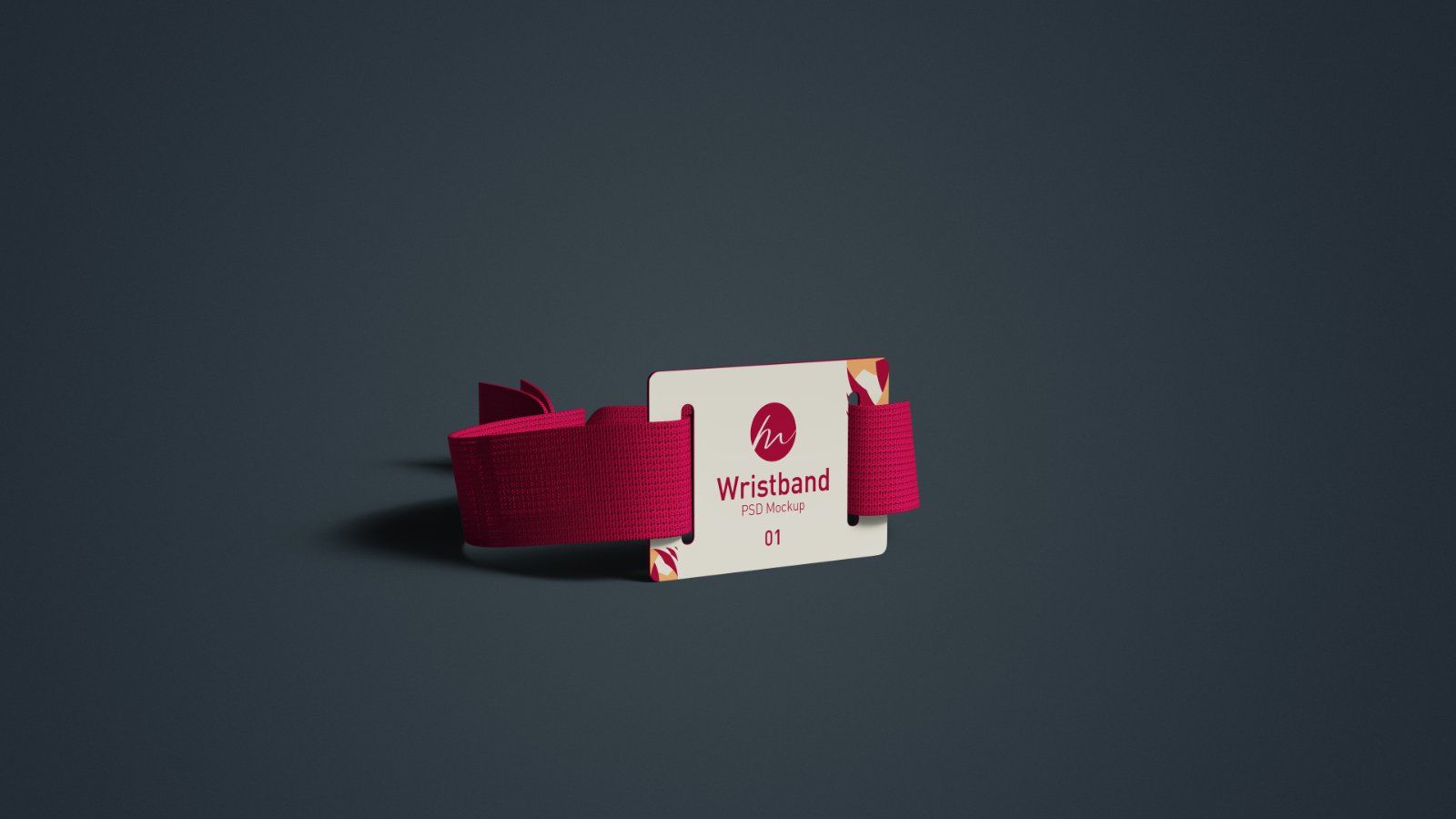 Fabric Event Wristband with ID Card - 5 PSDs — image 5