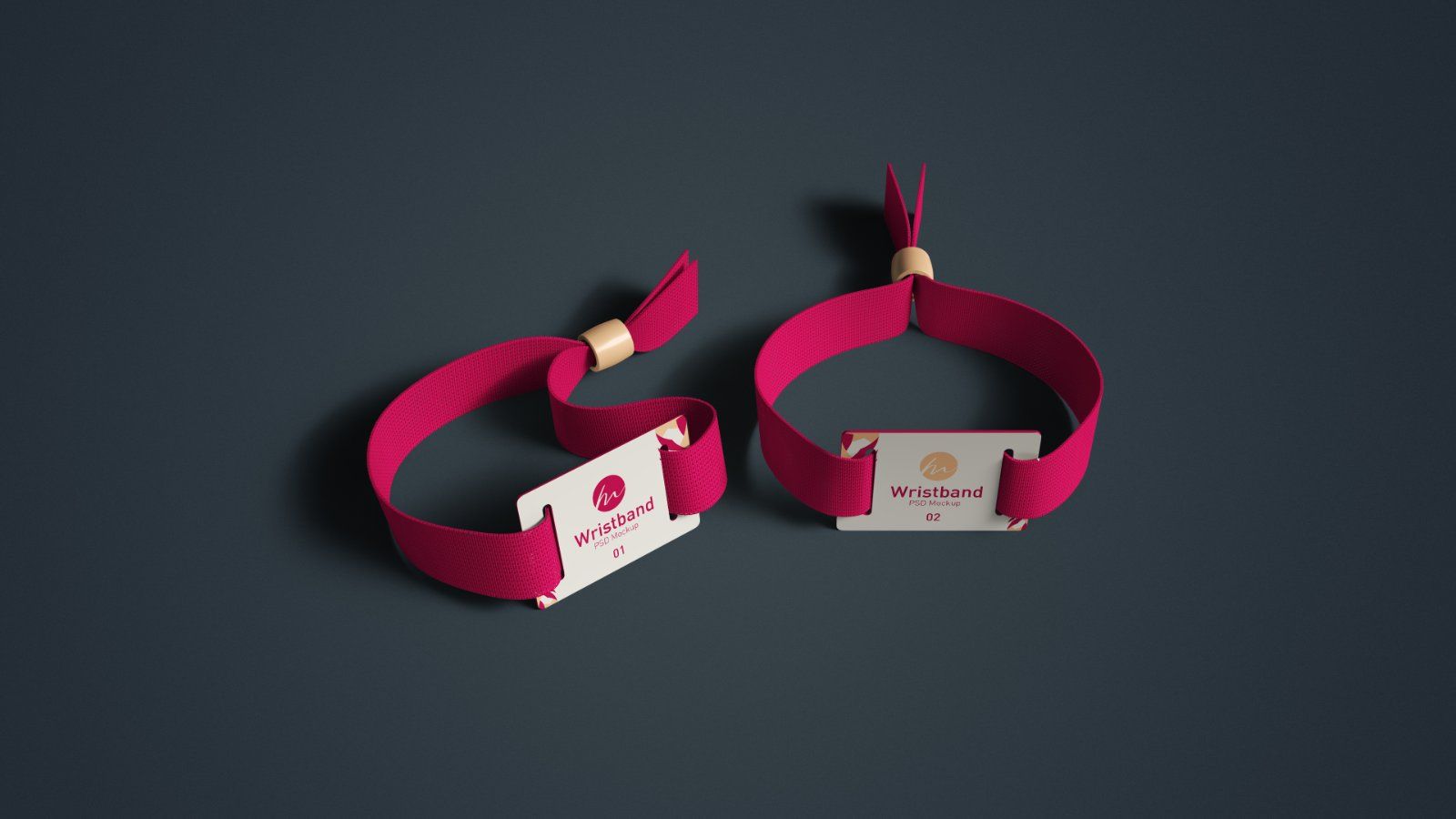 Fabric Event Wristband with ID Card - 4 PSDs — image 2