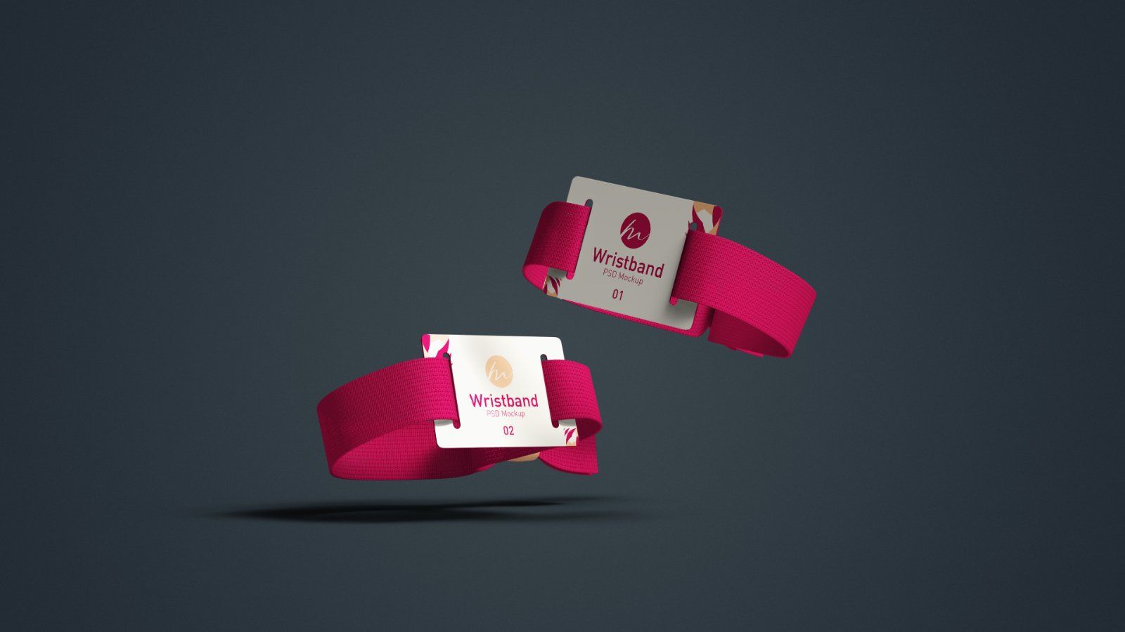 Fabric Event Wristband with ID Card - 4 PSDs — image 3