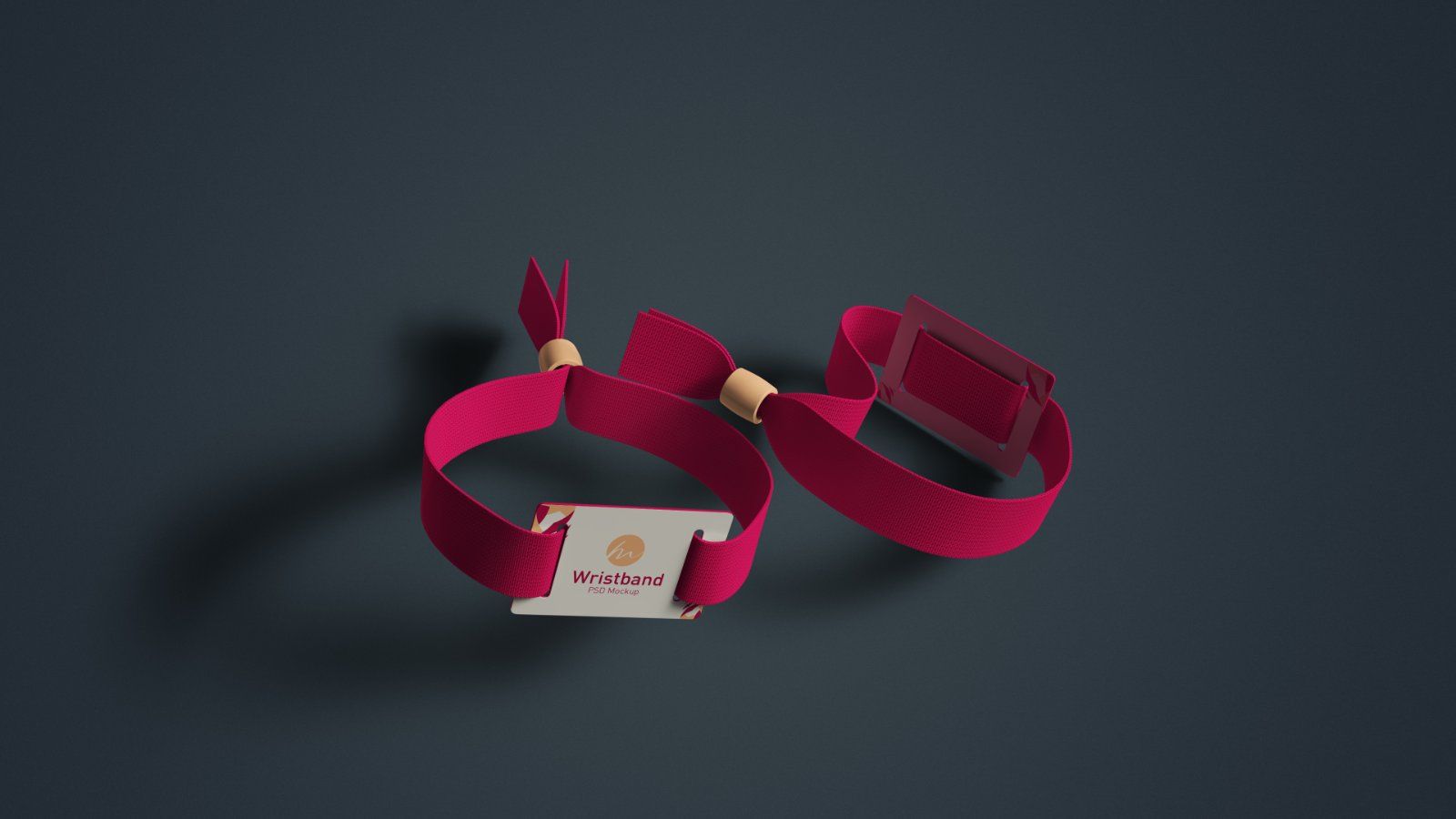 Fabric Event Wristband with ID Card - 4 PSDs — image 5