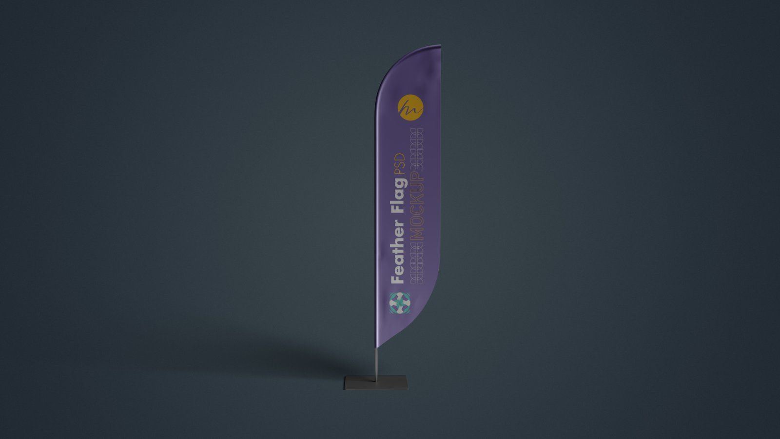 Feather Flag Banner PSD Mockup - 6 PSDs — image 2