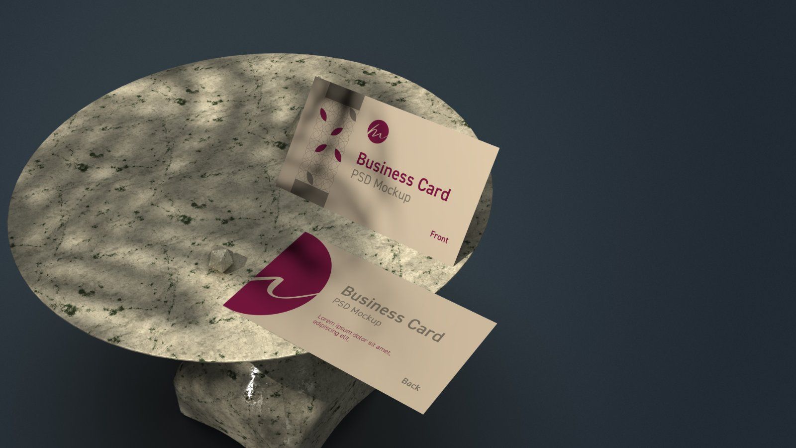 Business Card- 3 PSD Mockup — image 2