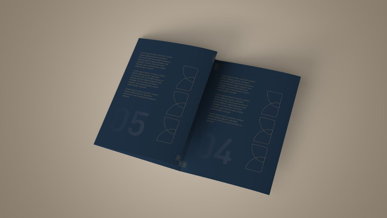 A4 Tri Fold Brochure Mockup – 5 PSD Files, 3 Folded Flyer & Print Branding Mockup