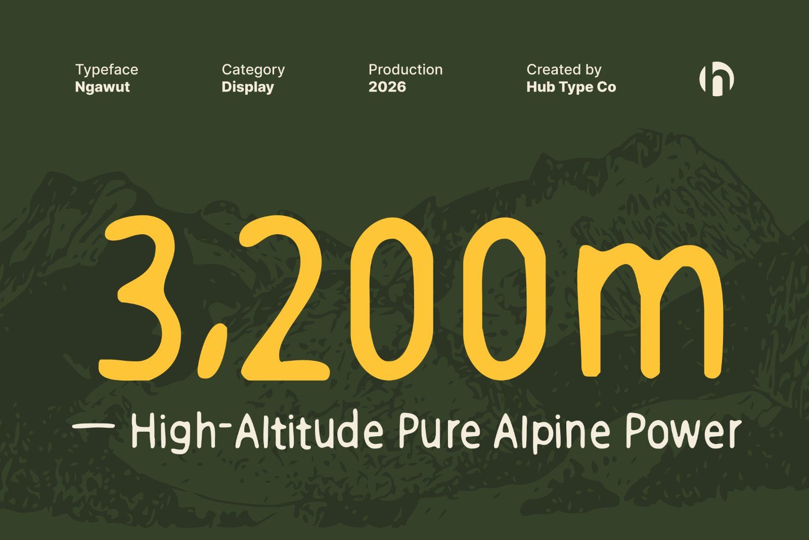 Ngawut – Organic & Expressionist Display Font — image 5