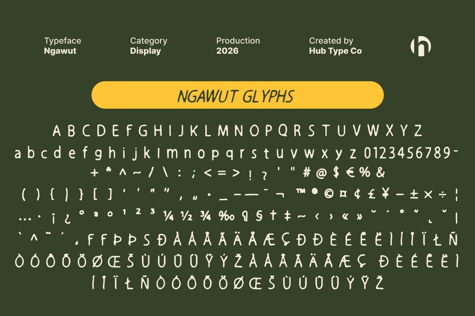 Ngawut – Organic & Expressionist Display Font — image 9