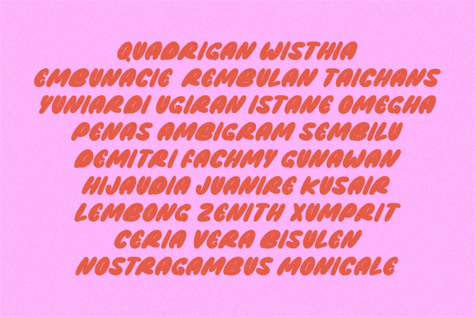 Abromies - Bold Fat Bubble Logo Branding Font — image 11