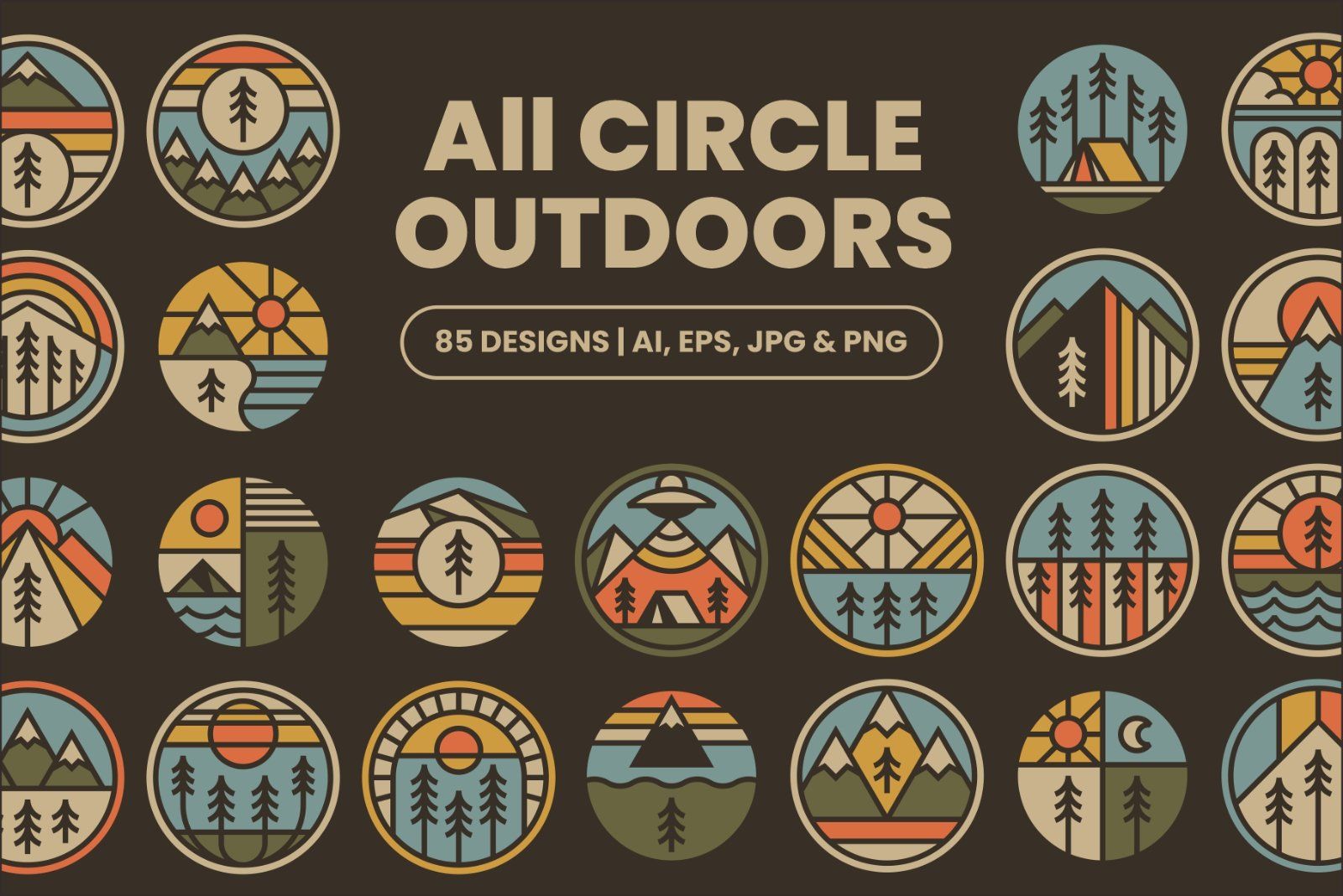 All-Circle Outdoors Badges — image 1