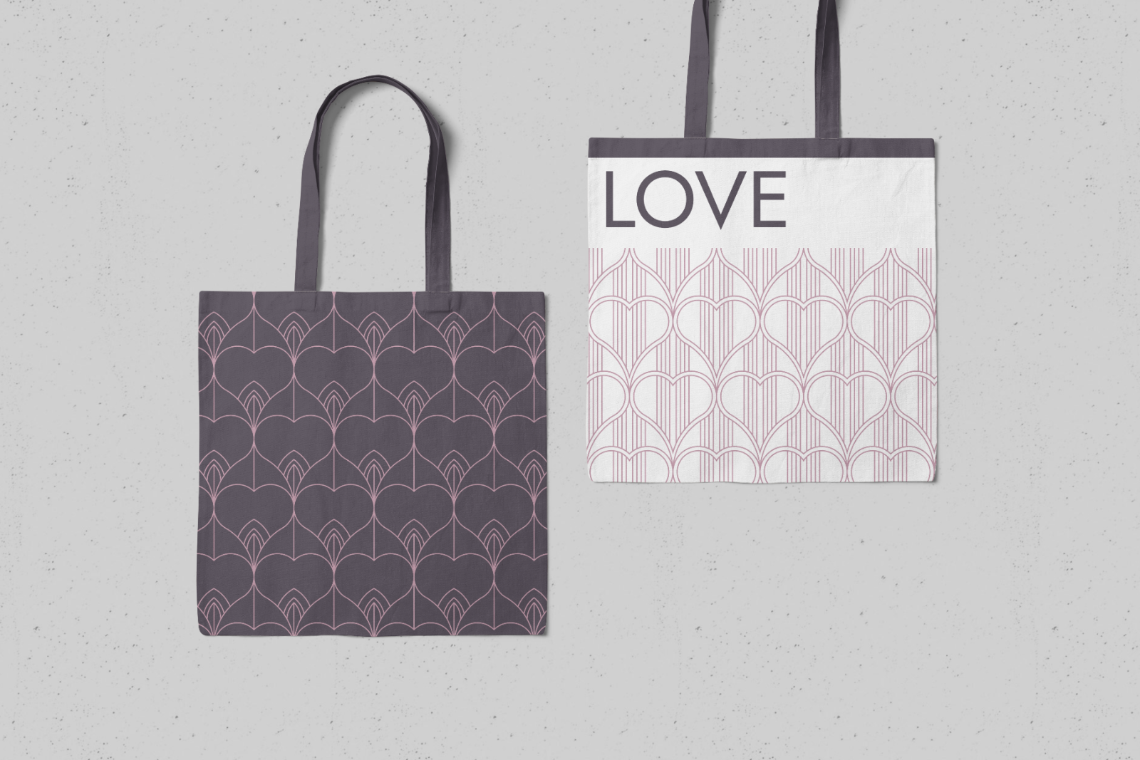 Art Deco LOVE Seamless Patterns — image 3