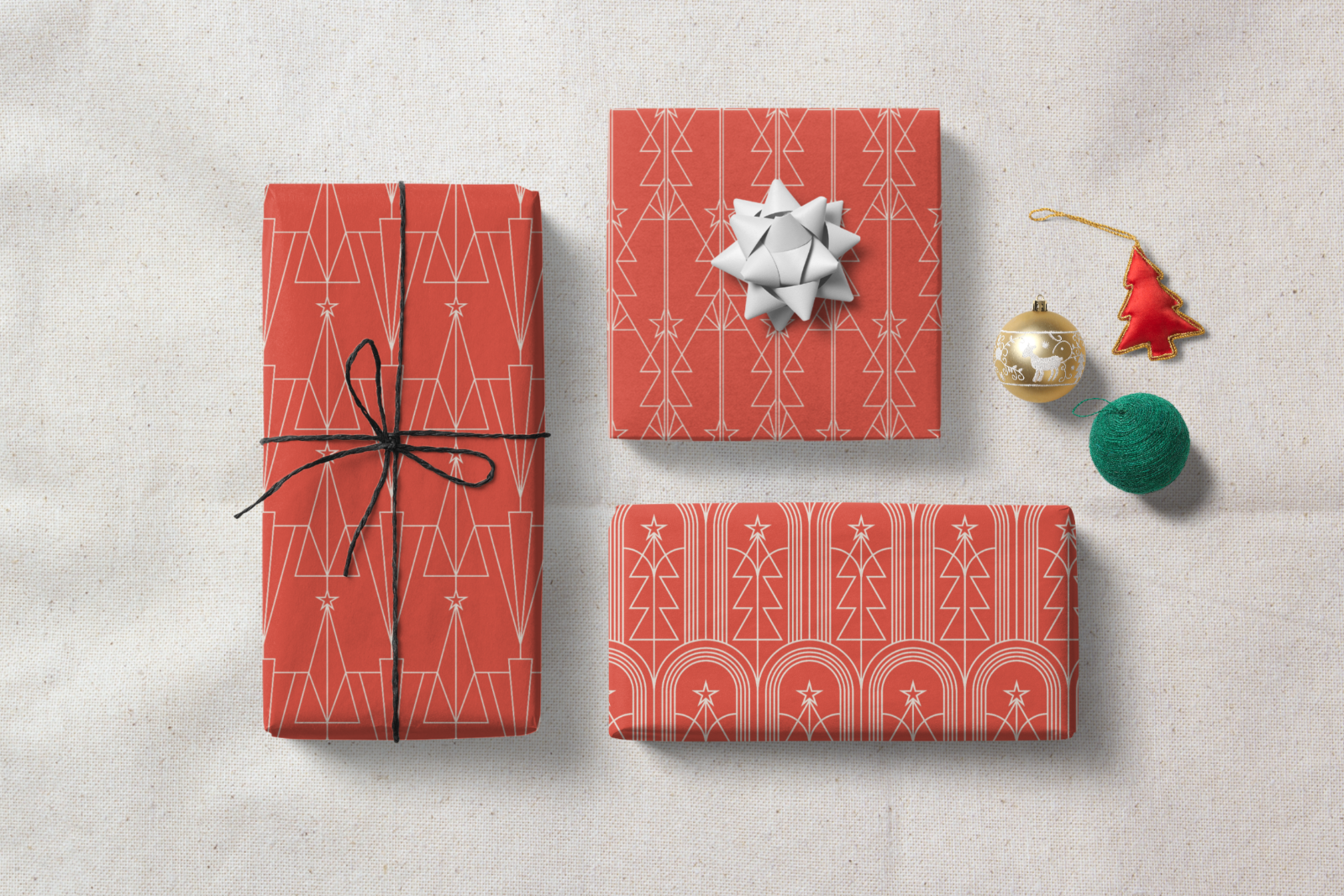 Art Deco Christmas Patterns — image 2
