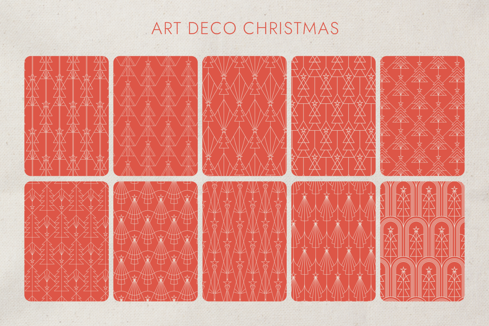 Art Deco Christmas Patterns — image 6