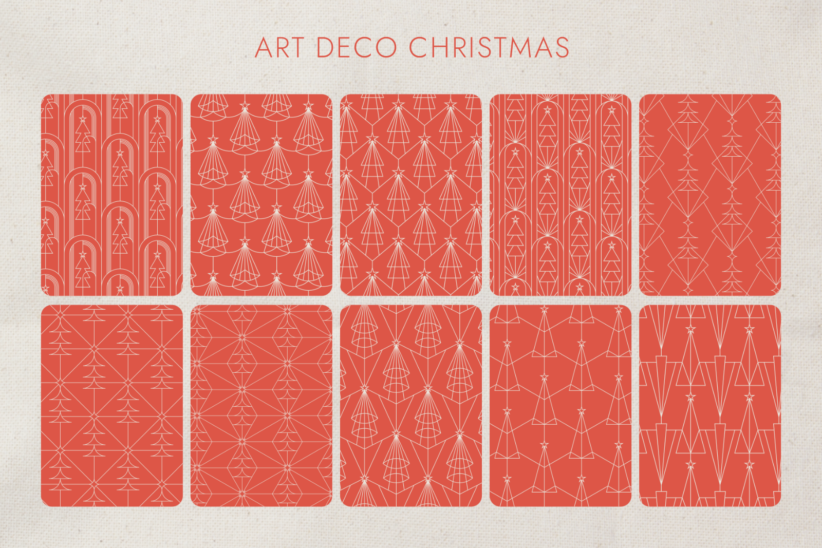 Art Deco Christmas Patterns — image 7