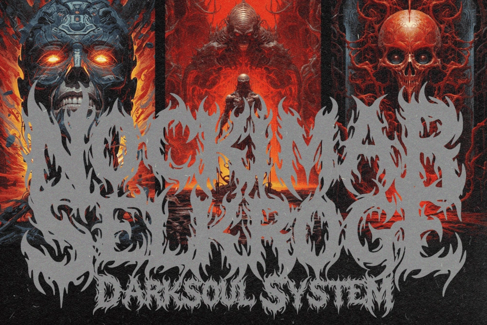 AEGON SHADOW — Hardcore Black Metal Font — image 13
