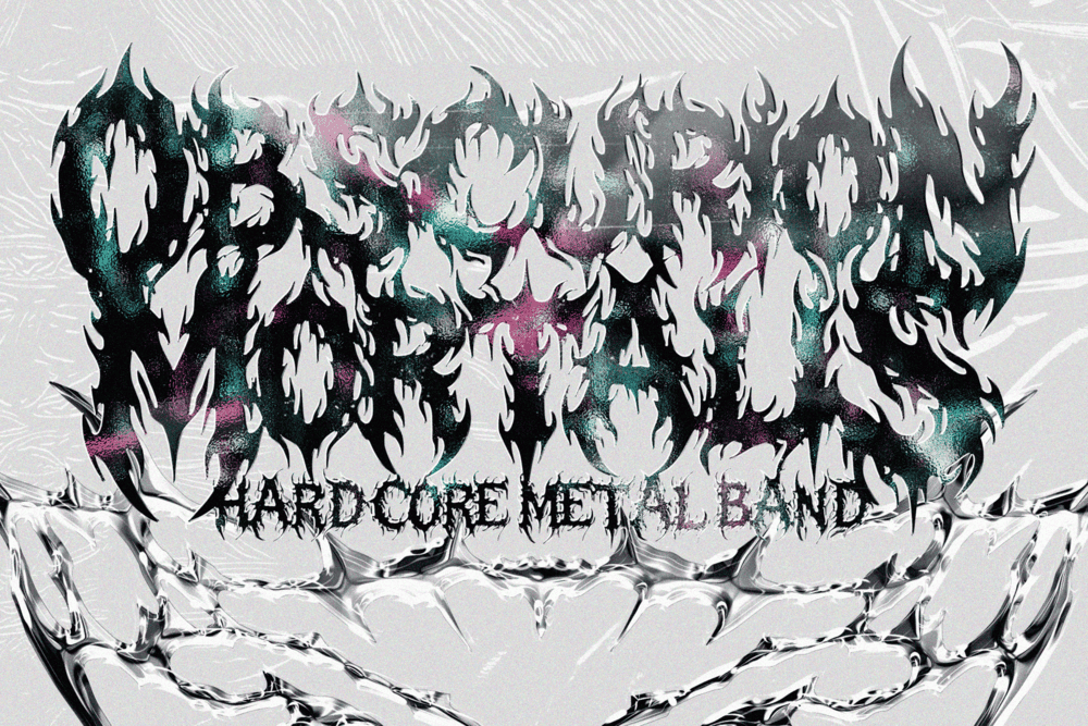 AEGON SHADOW — Hardcore Black Metal Font