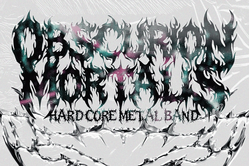 AEGON SHADOW — Hardcore Black Metal Font — image 3