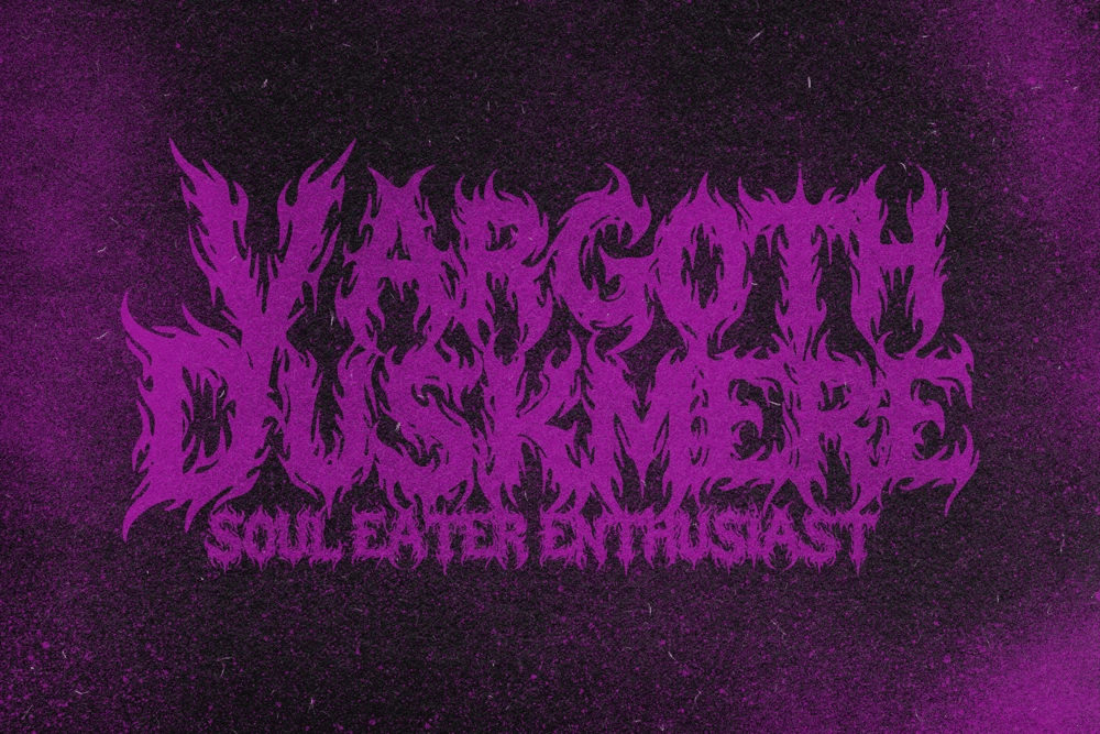 AEGON SHADOW — Hardcore Black Metal Font — image 9