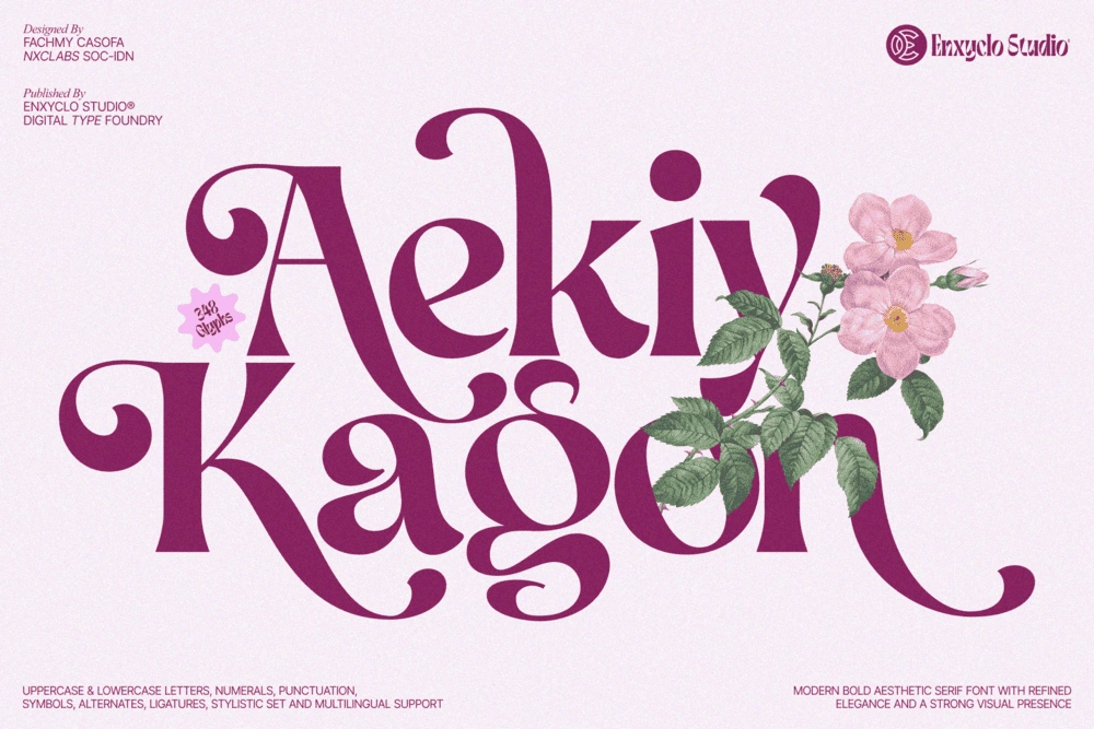AEKIY KAGON — Elegant Luxury Bold Serif Font — image 1