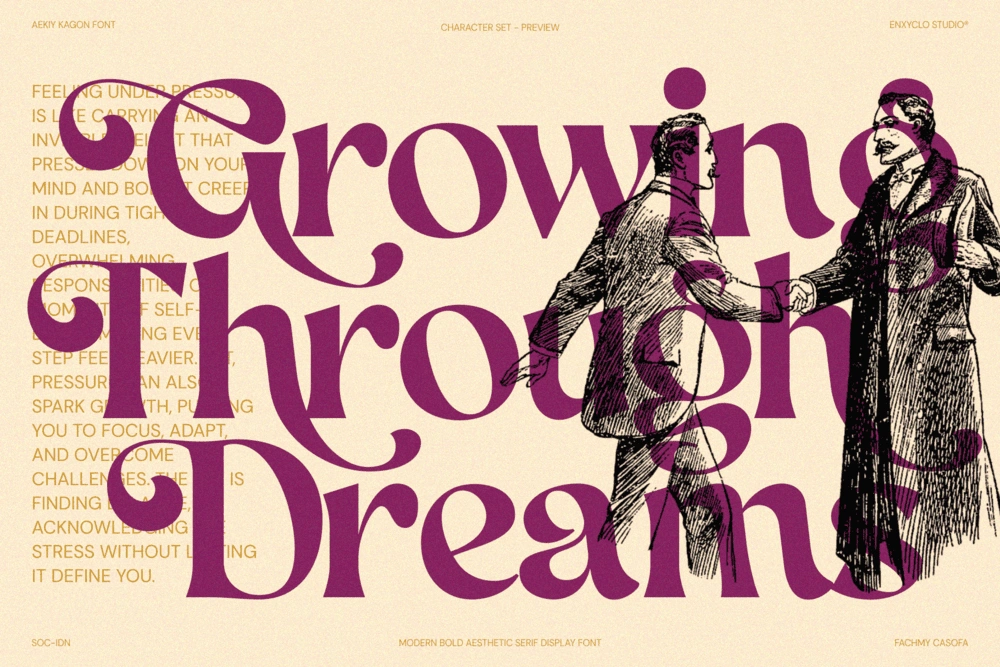 AEKIY KAGON — Elegant Luxury Bold Serif Font — image 10