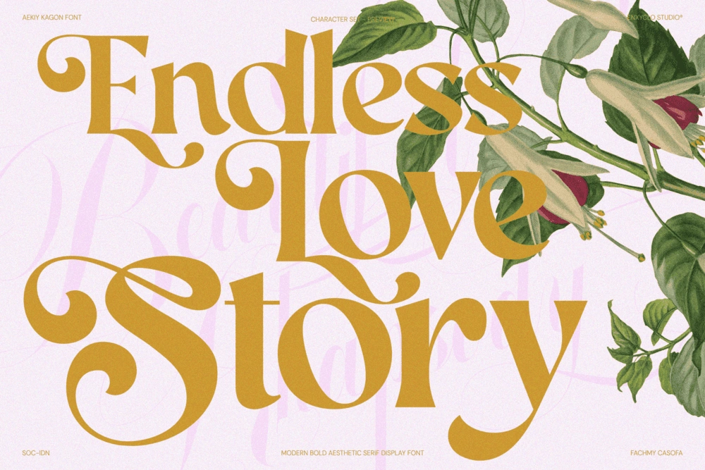 AEKIY KAGON — Elegant Luxury Bold Serif Font — image 2