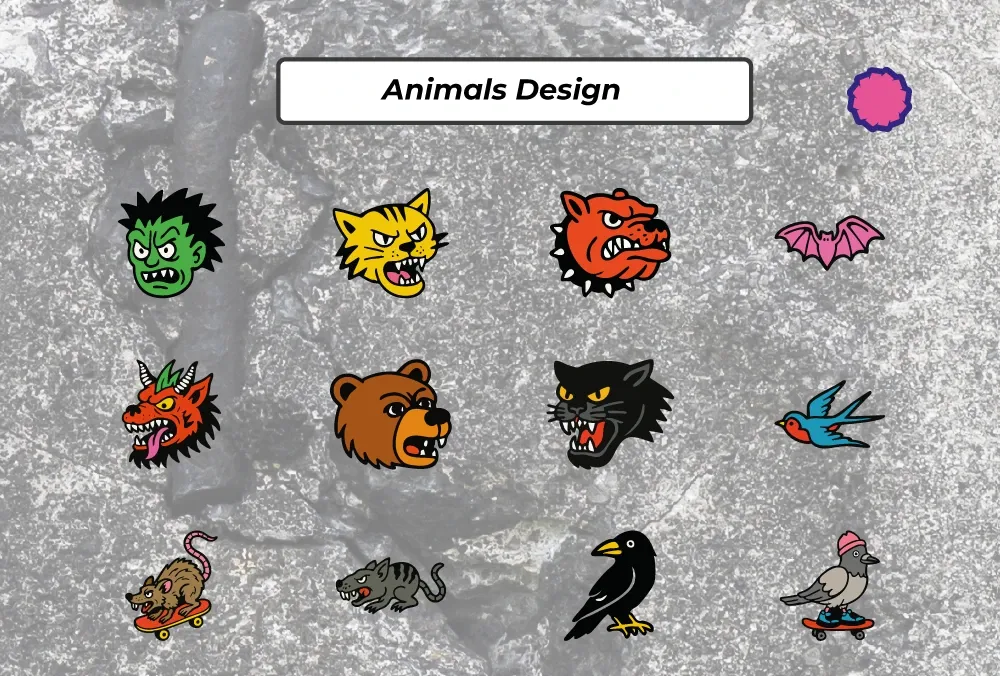 Animals Fun Design - Vector Files - EPS CC - PNG - SVG — image 2