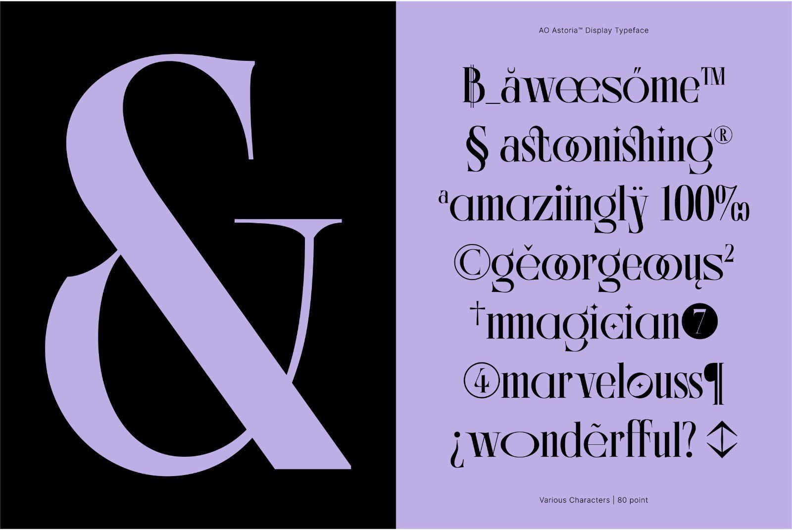 AO Astoria - High Contrast Serif — image 3