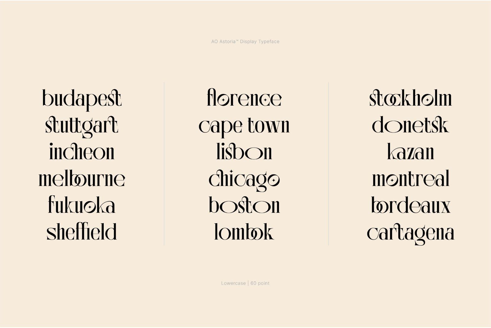 AO Astoria - High Contrast Serif — image 10
