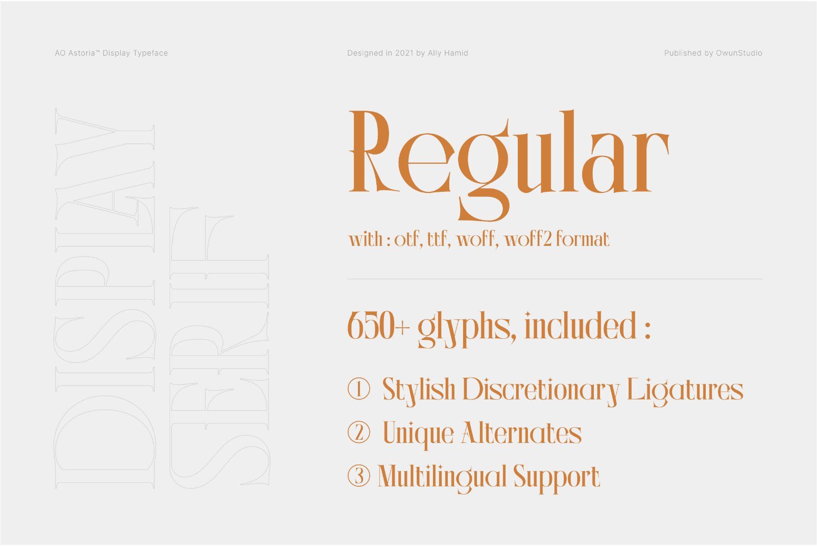 AO Astoria - High Contrast Serif — image 21