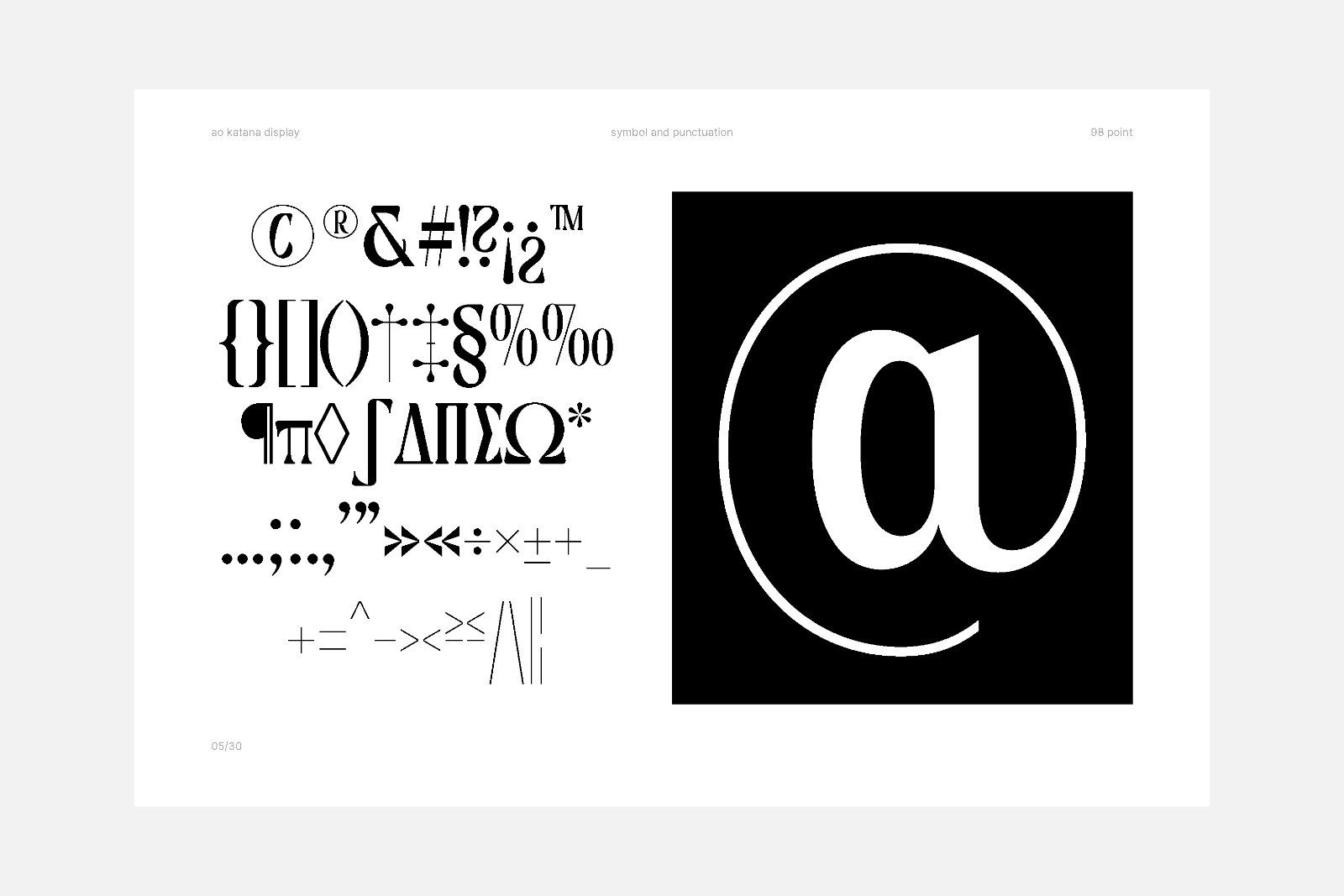 AO Katana - Display Typeface — image 4