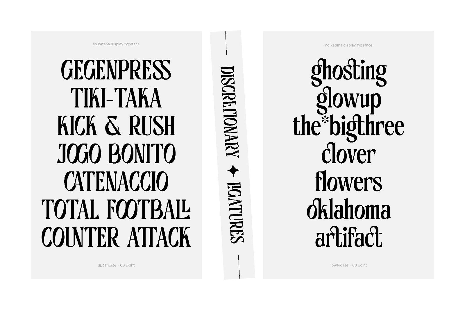 AO Katana - Display Typeface — image 7