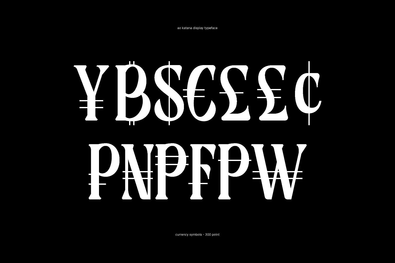 AO Katana - Display Typeface — image 8