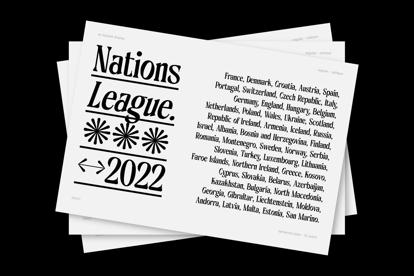 AO Katana - Display Typeface — image 20
