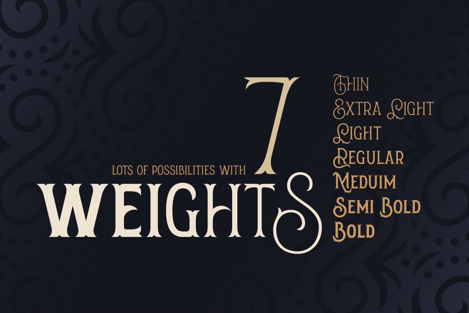 Amber Taste New! Font and Template — image 2