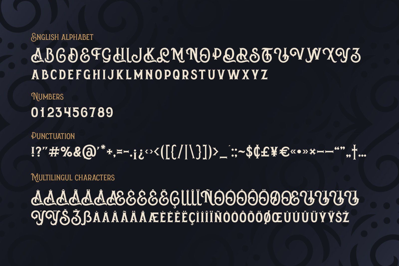 Amber Taste New! Font and Template — image 6