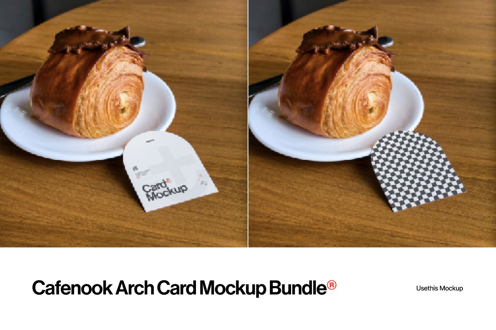 Cafenook Arch Card Mockup Bundle (PSD) — image 2