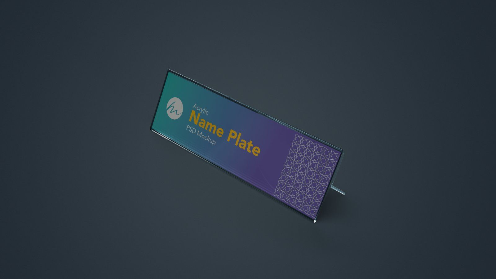 Acrylic Desk Name Plate Mockup - 6 PSDs — image 6