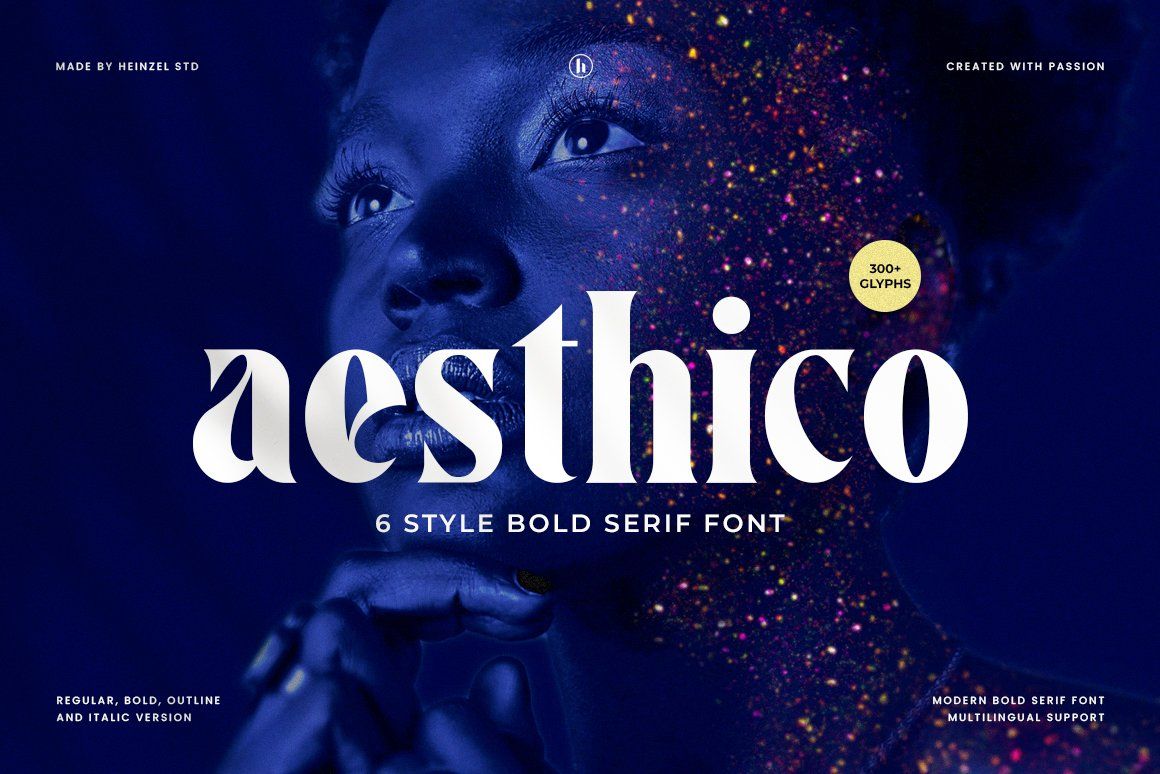 Aesthico Serif Font Family (6 Fonts) — image 1