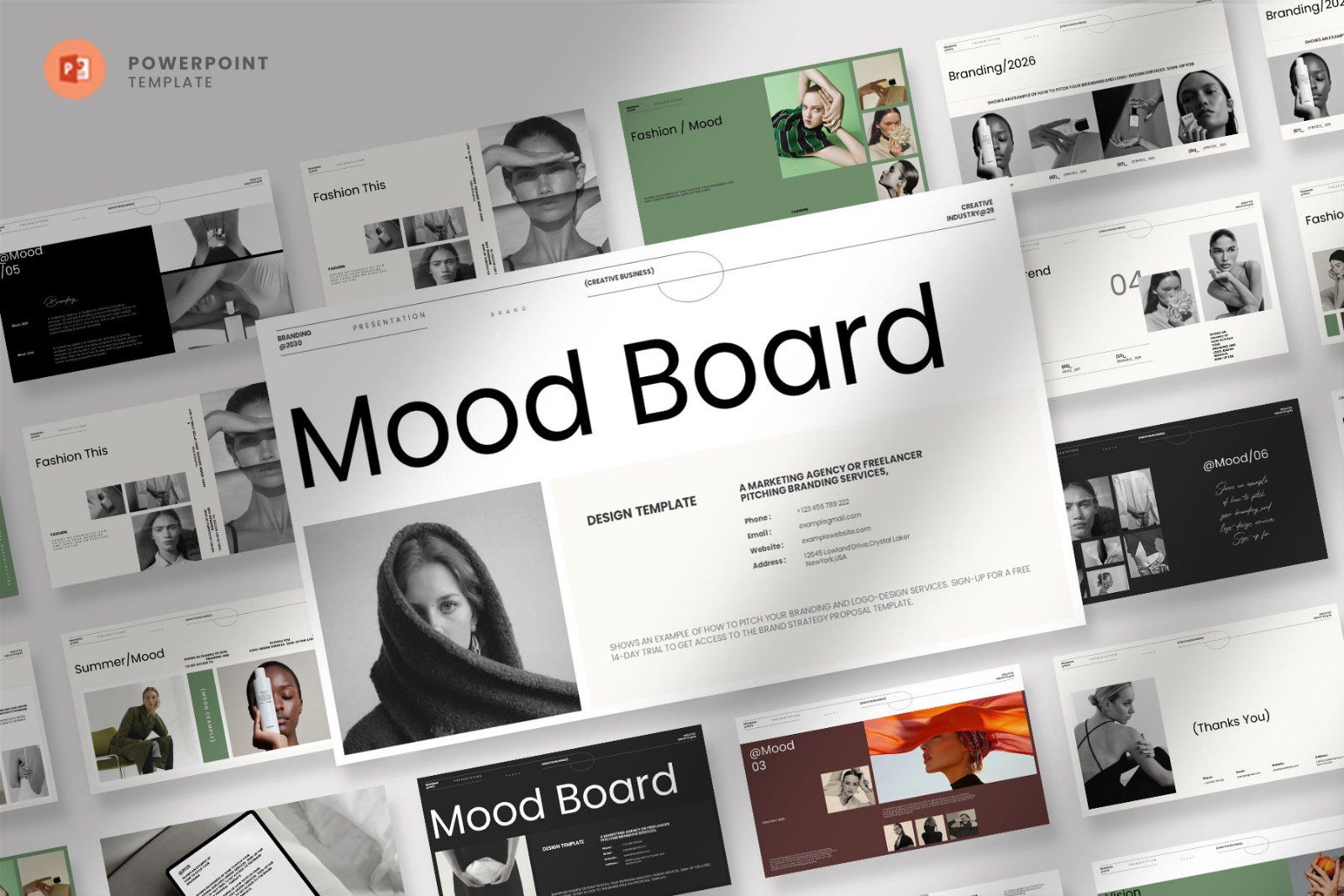 Mood Board Presentation Template — image 1