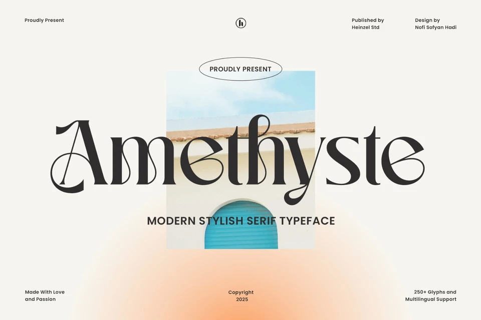 Amethyste Modern Stylish Serif Typeface