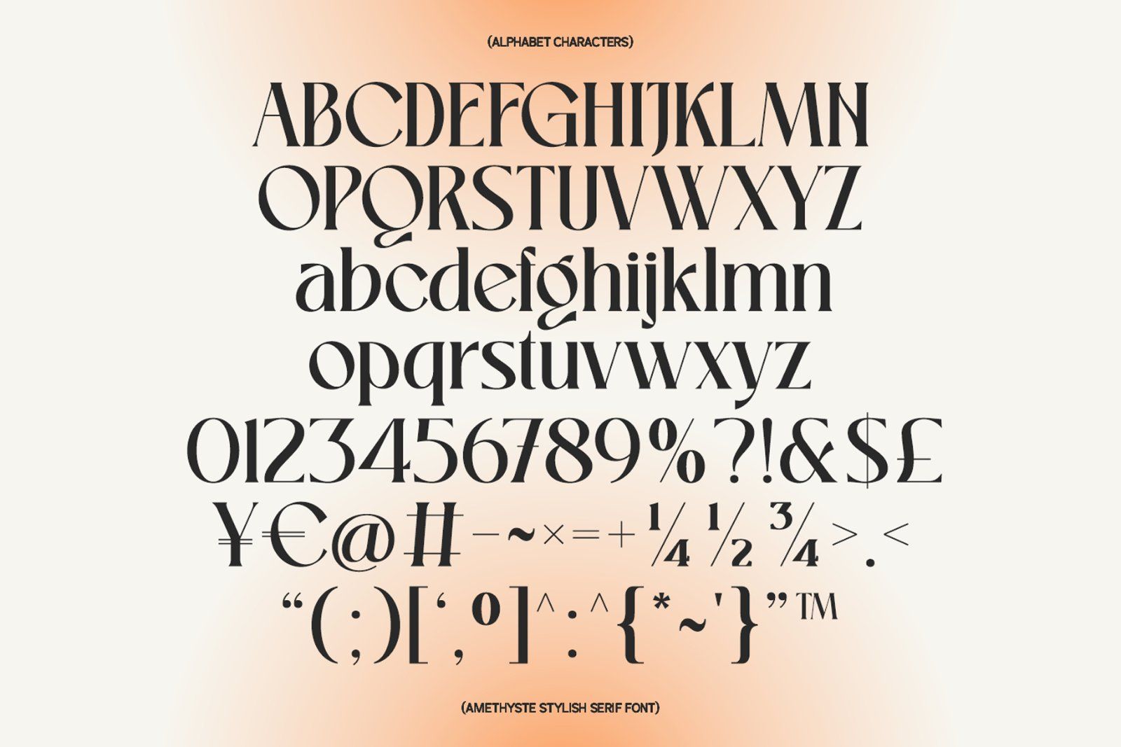 Amethyste Modern Stylish Serif Typeface — image 12