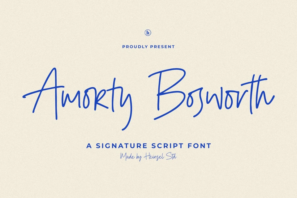 Amorty Bosworth Signature Script Font