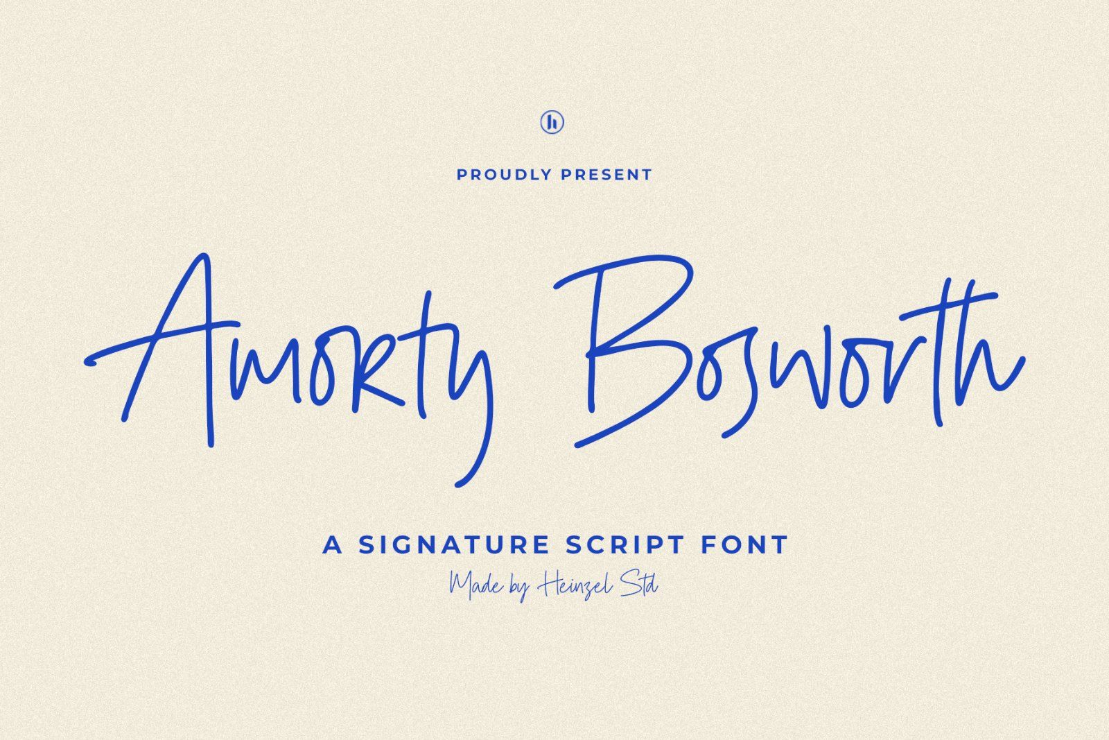 Amorty Bosworth Signature Script Font — image 1