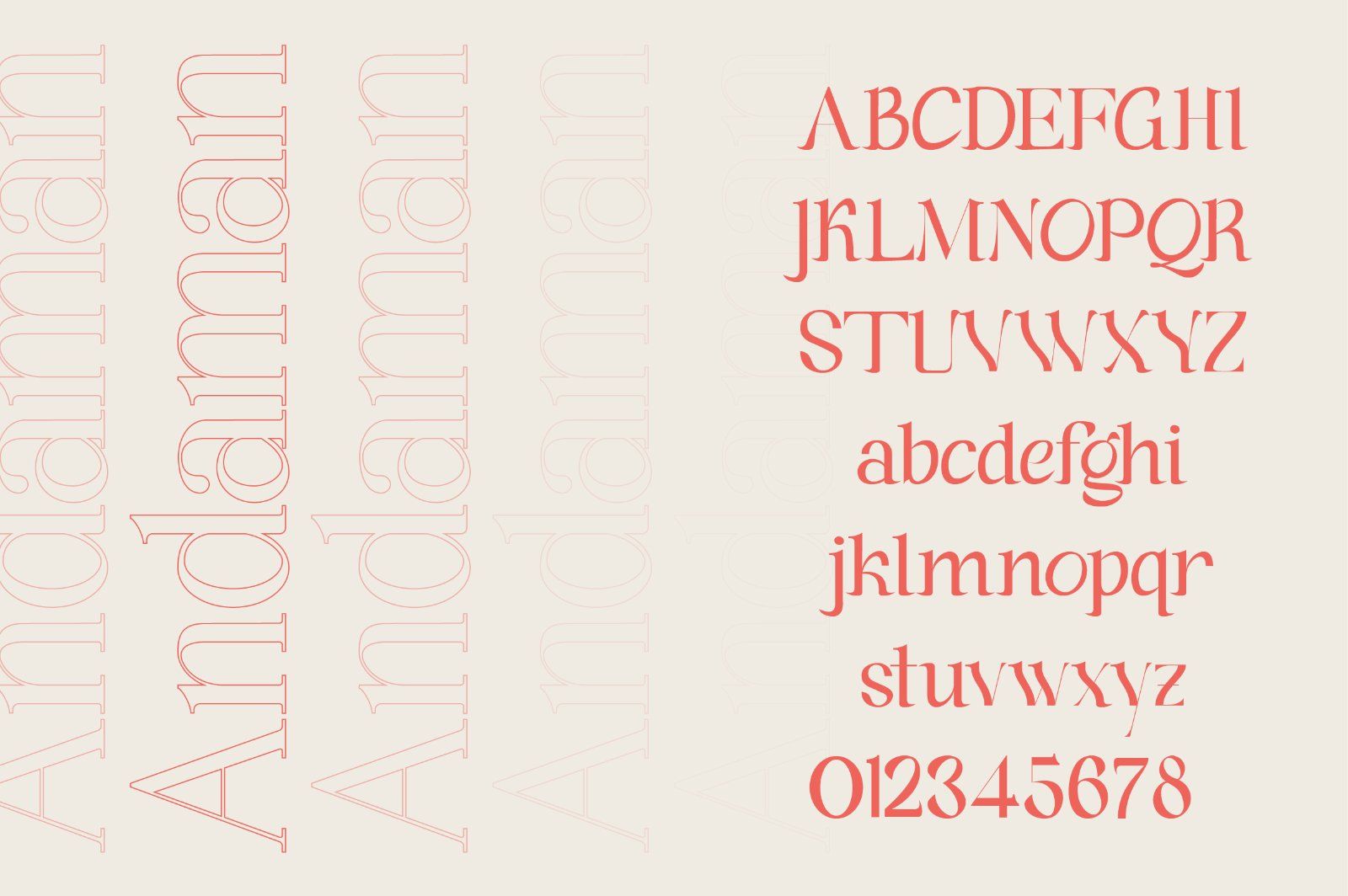 Andaman an Experimental Serif Font — image 6