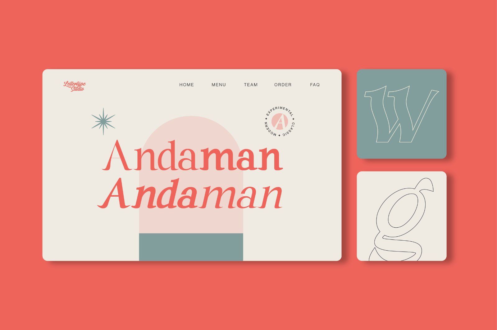 Andaman an Experimental Serif Font — image 10