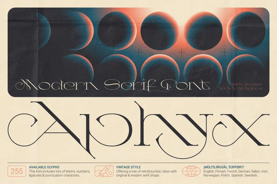 Aphyx - Modern Serif Font